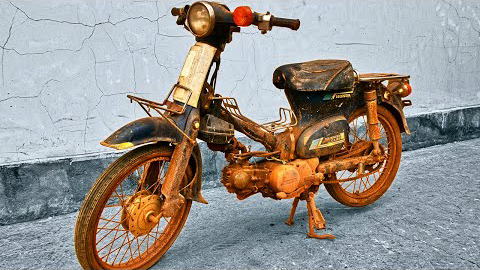 翻新一台1986年本田Super Cub C90
